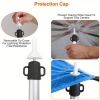 2pcs adjustable aluminum retractable waterproof pole, lightweight canopy pole, outdoor camping backpack sunshade, portable tent pole