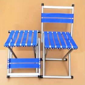 1pc Durable Folding Stool; Portable Stool For Camping Fishing; Fishing Accessories (Items: Backrest, Color: Blue)