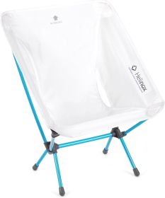 Helinox Chair Zero Ultralight Compact Camping Chair for Relaxing, Foldable, Aluminum, Grey (Color: White)